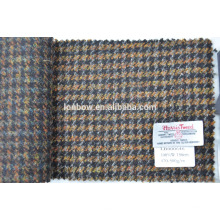 Wholesale écossais tweed tissu dans la conception de pied-de-poule